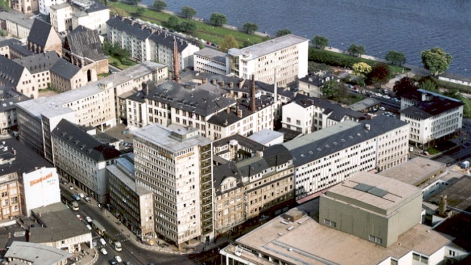 
The Degussa headquarters in Frankfurt, 1966