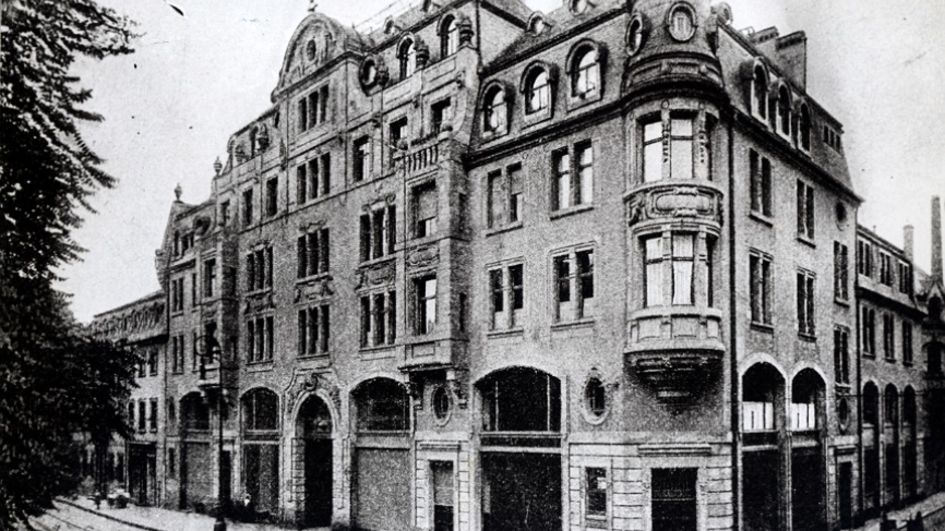 
Administration building Weißfrauenstraße/Schneidwallgasse, around 1910