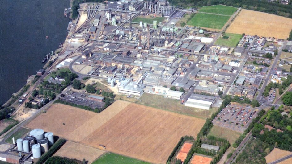 Lülsdorf site, aerial view from southeast