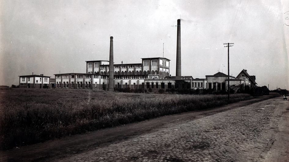 The Stockhausen & Cie. chemical works, factory in Krefeld, sometimes after 1912